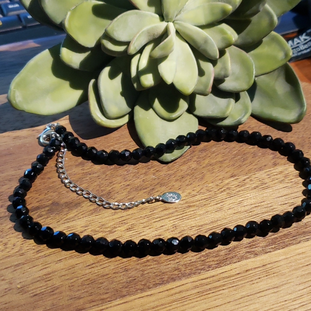 Cookie Lee Black Crystal Necklace